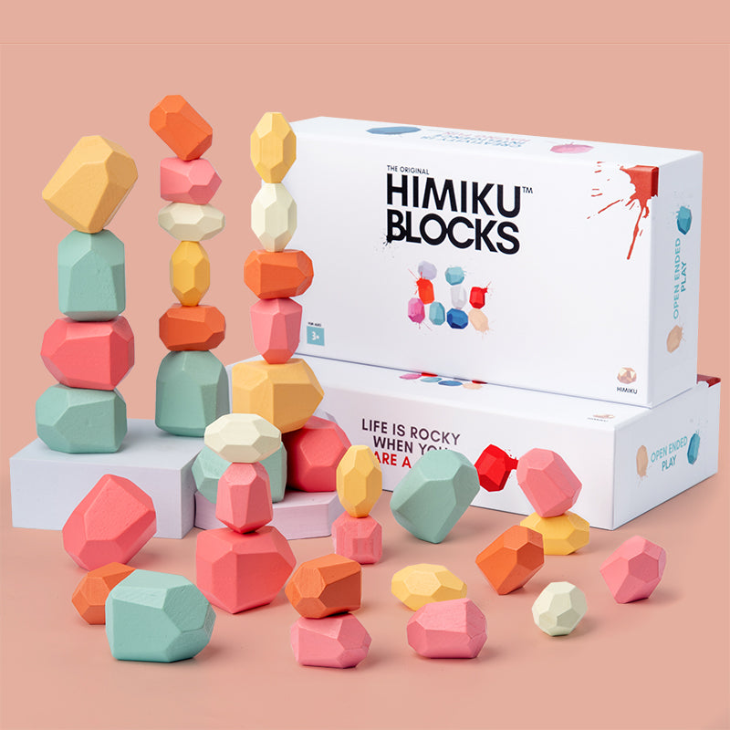 Wooden Blocks Montessori toys by Himiku - wooden toys for kids