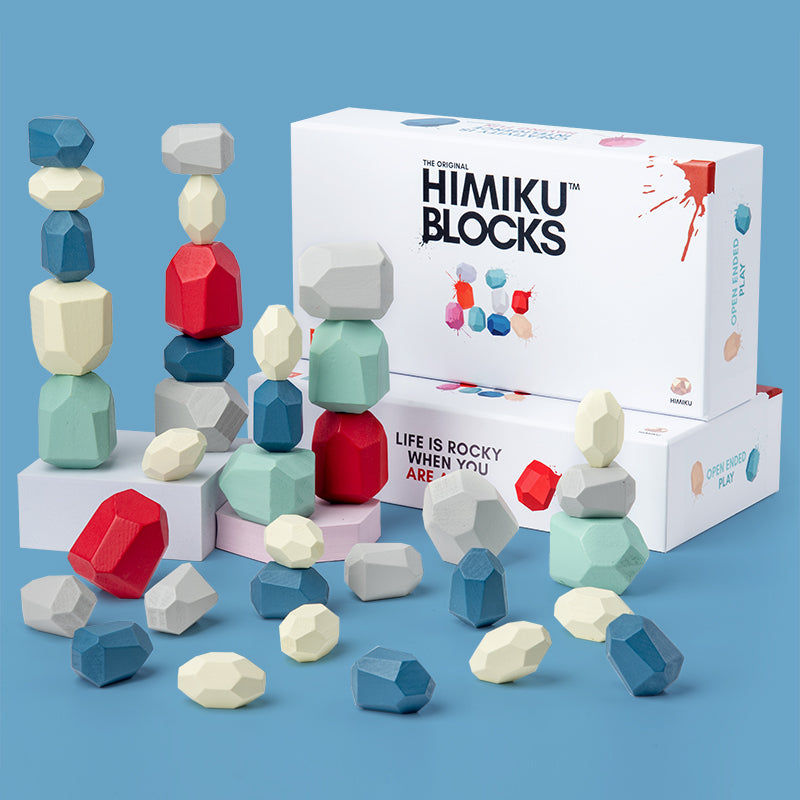 Wooden Blocks Montessori toys by Himiku - wooden toys for kids