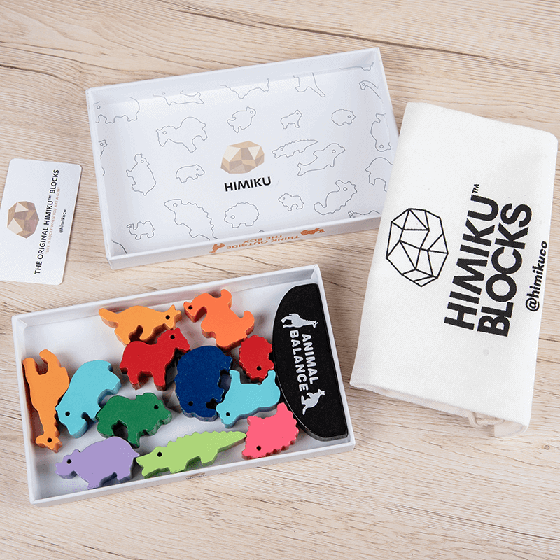 animal balance montessori toys Himiku
