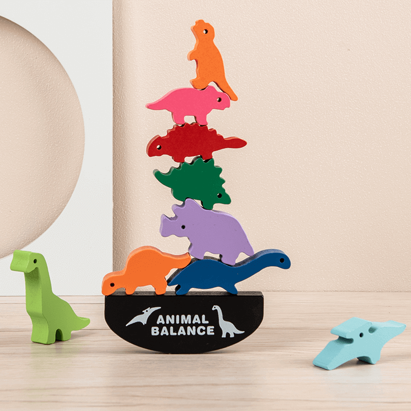 animal balance montessori toys Himiku