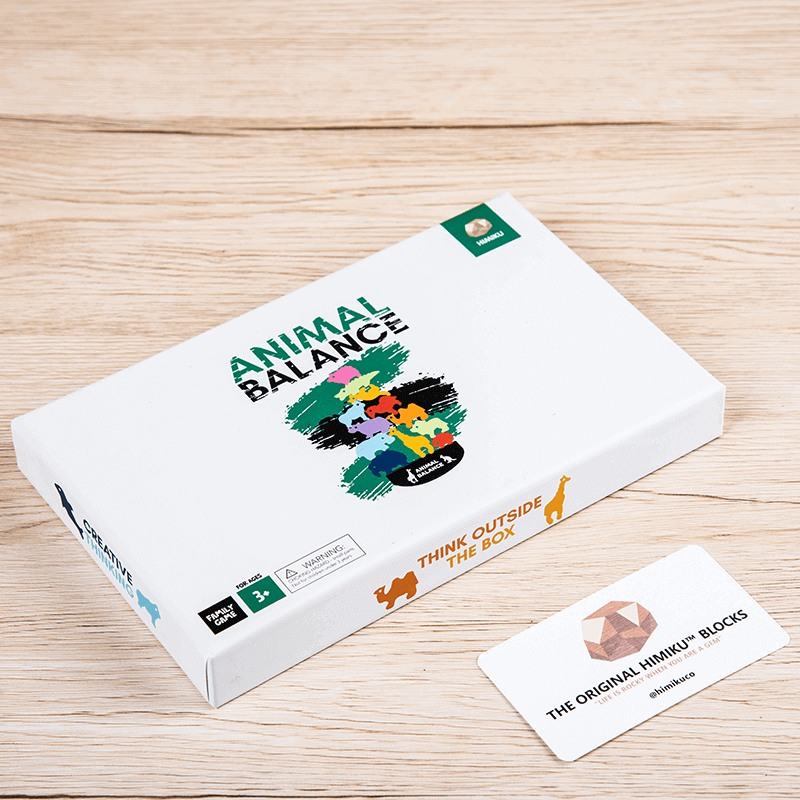 animal balance montessori toys Himiku