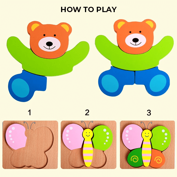 Montessori 6 pack puzzles